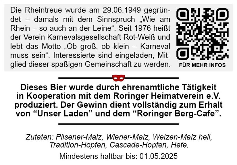 Rückseiten-Etikett Edition Nr. 10 zur Rheintreue